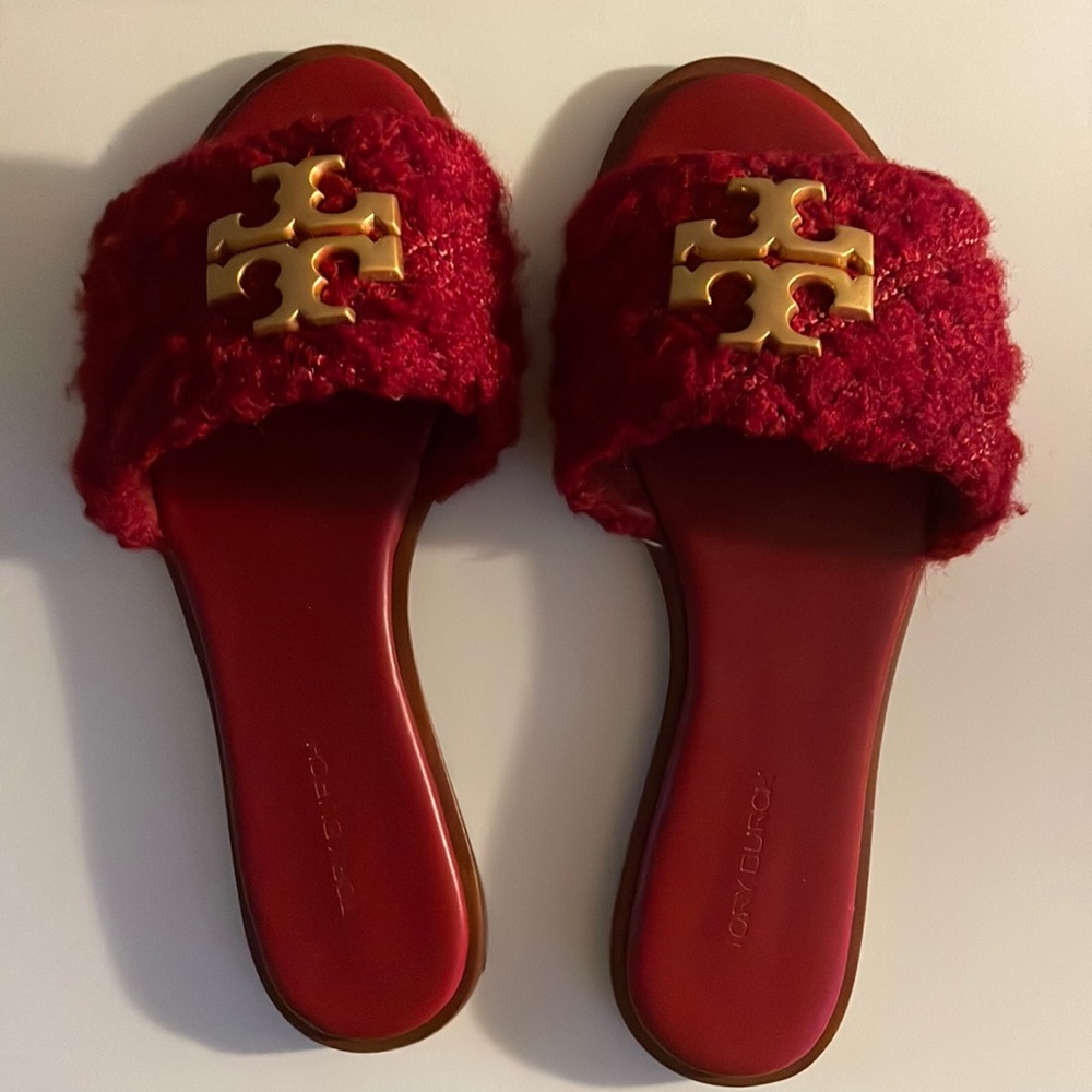 Tory Burch Slides Size 5 - image 1